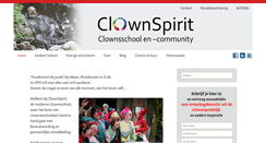 Desktop Screenshot of clownspirit.nl